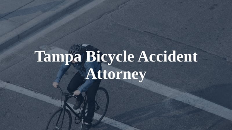 Tampa Bicycle Accident Attorney