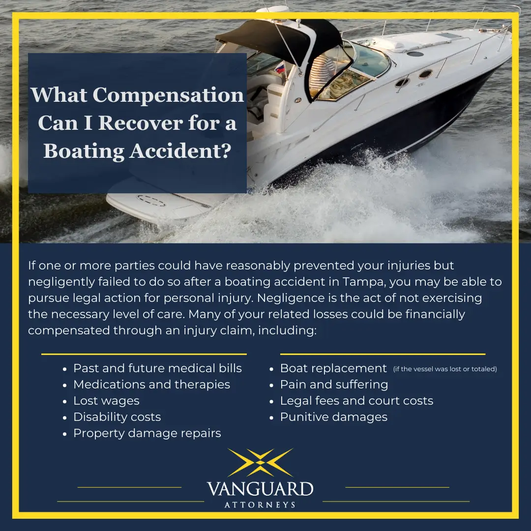 Boating Accident Attorneys Tampa, Florida What Compensation Can I Recover