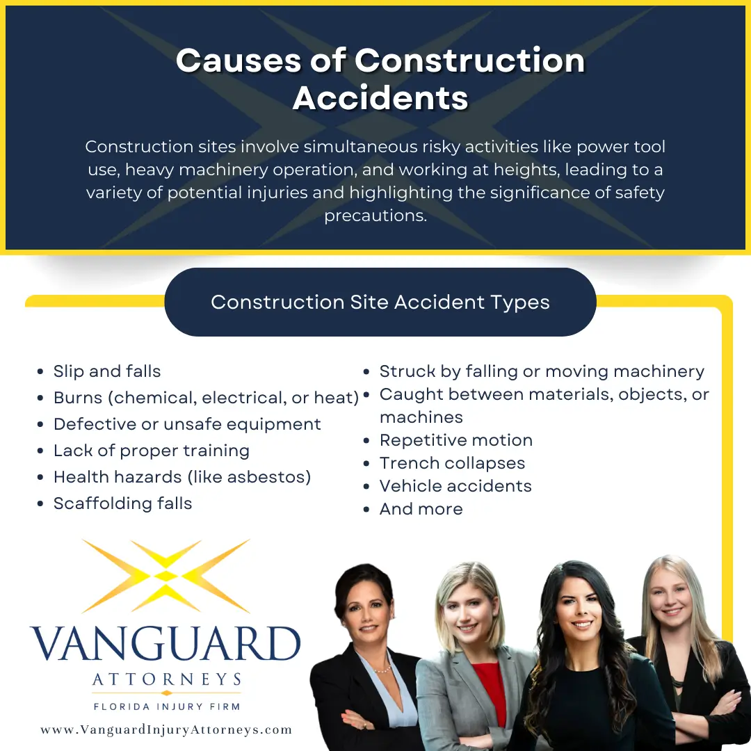 Tampa, Florida Construction Accident Attorney Causes of Construction Accidents in Tampa