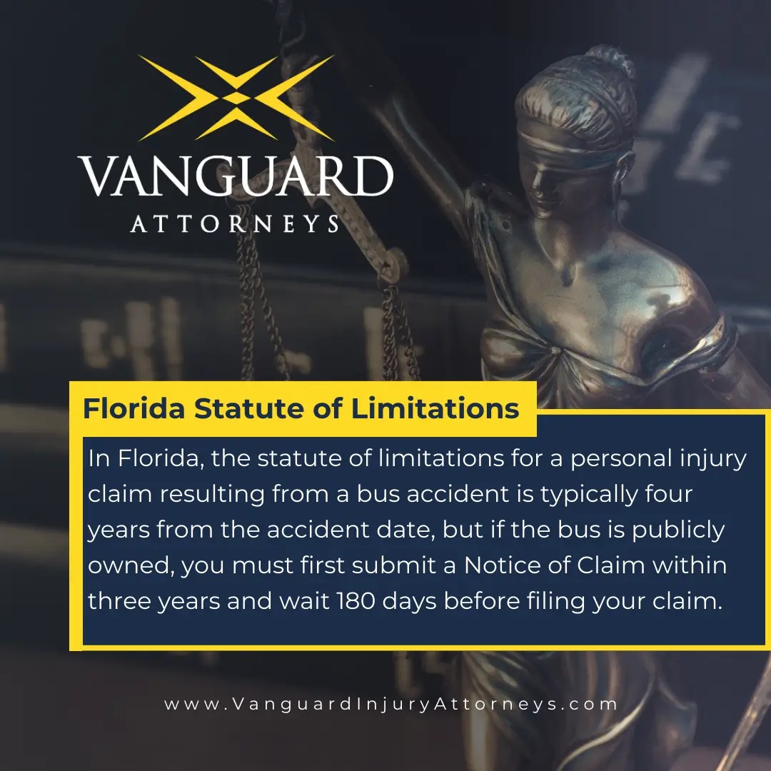 Tampa, Florida Bus Accident Attorney Statute of Limitations